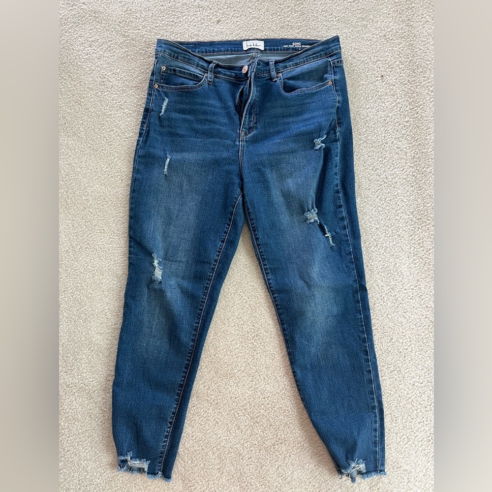 Nicole Miller SOHO high rise ankle skinny #4